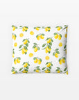 MOMM Exklusive Satin Design Bettwäsche Limoncello mit sommerlich frischem Motiv