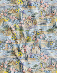 MOMM Exklusive Satin Design Bettwäsche Maison de Provence mit aquarell Motiv