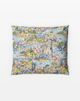 MOMM Exklusive Satin Design Bettwäsche Maison de Provence mit aquarell Motiv