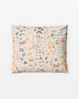 MOMM Exklusive Satin Design Kissenhüllen Speranza mit farbenfrohem Blumenmuster