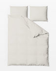 MOMM Finest Perkal Bettwäsche aus langstapeliger 100 % Supima Baumwolle in der Farbe hellgrau