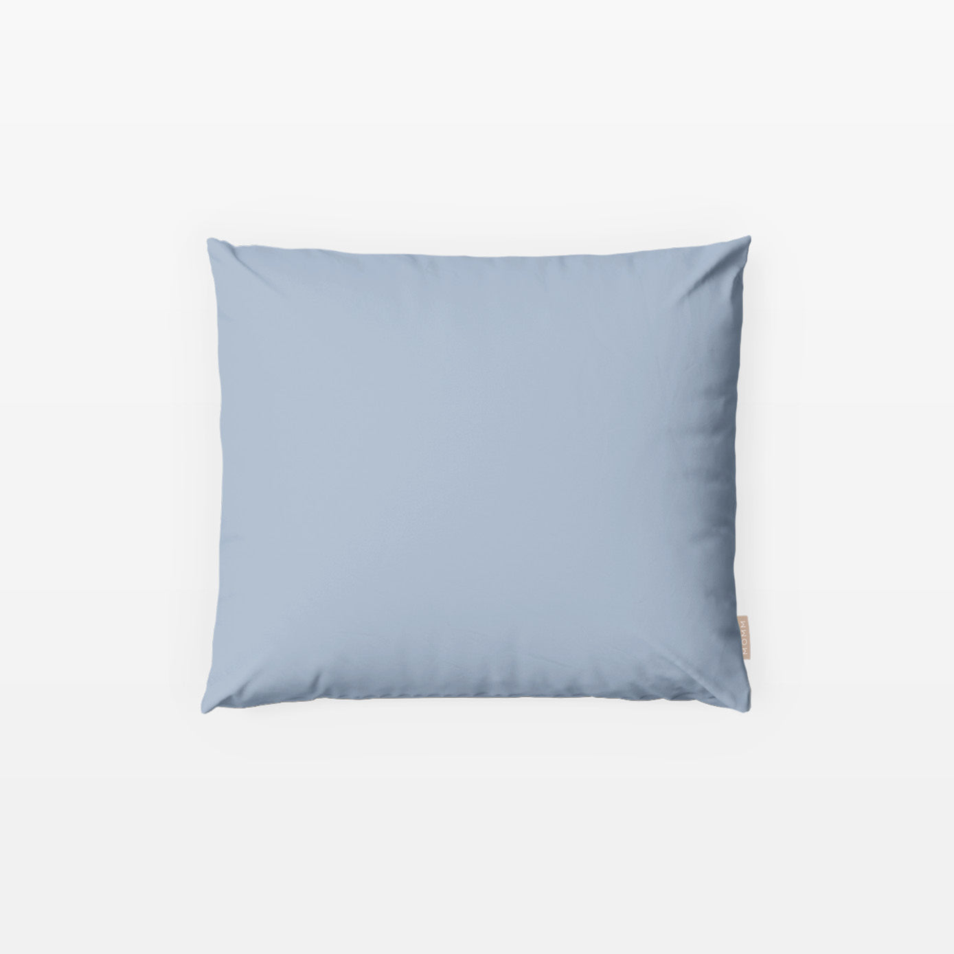 MOMM Organic Perkal Kissenhüllen aus 100 % Bio Baumwolle in der Farbe blau