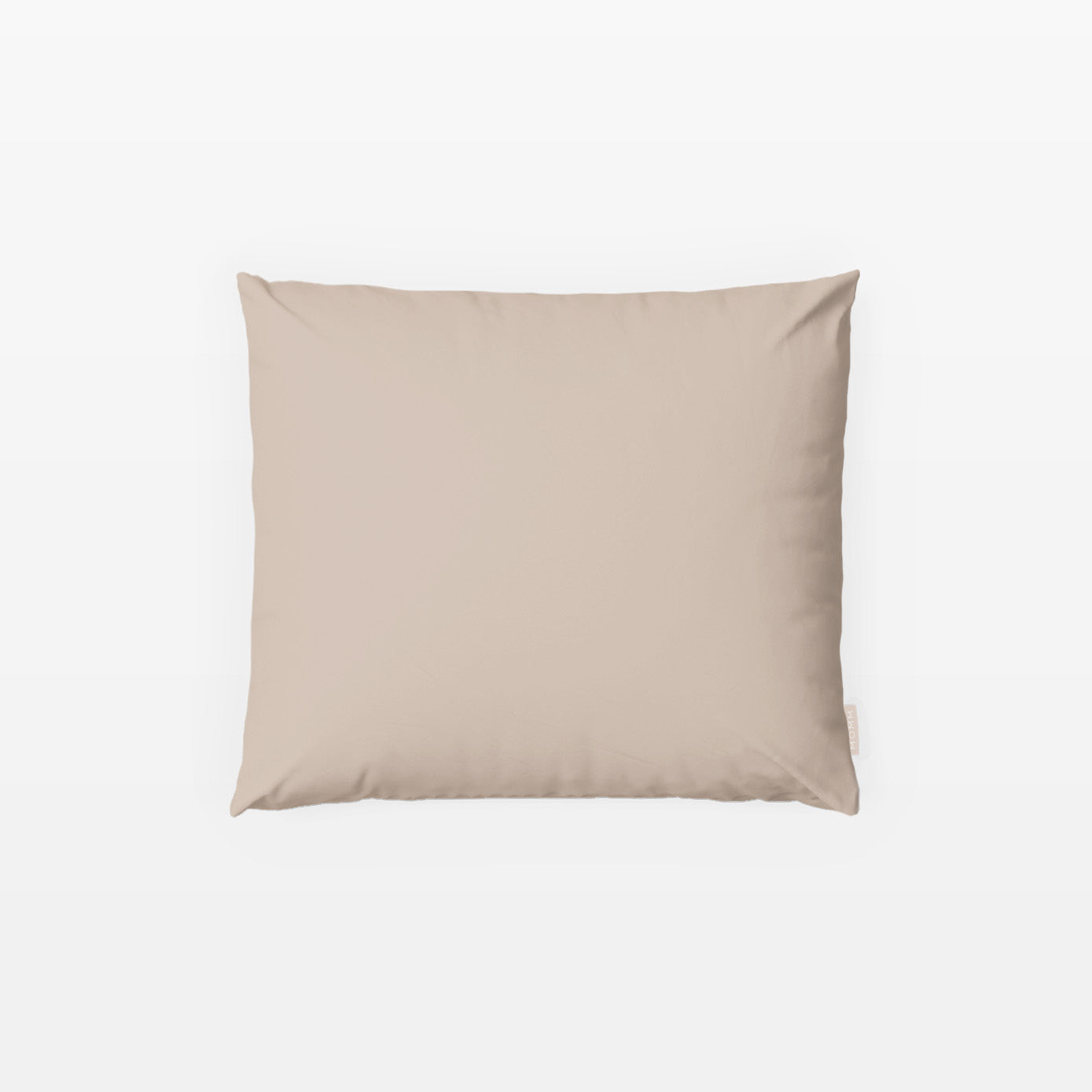 MOMM Organic Perkal Kissenhüllen aus 100 % Bio Baumwolle in der Farbe taupe