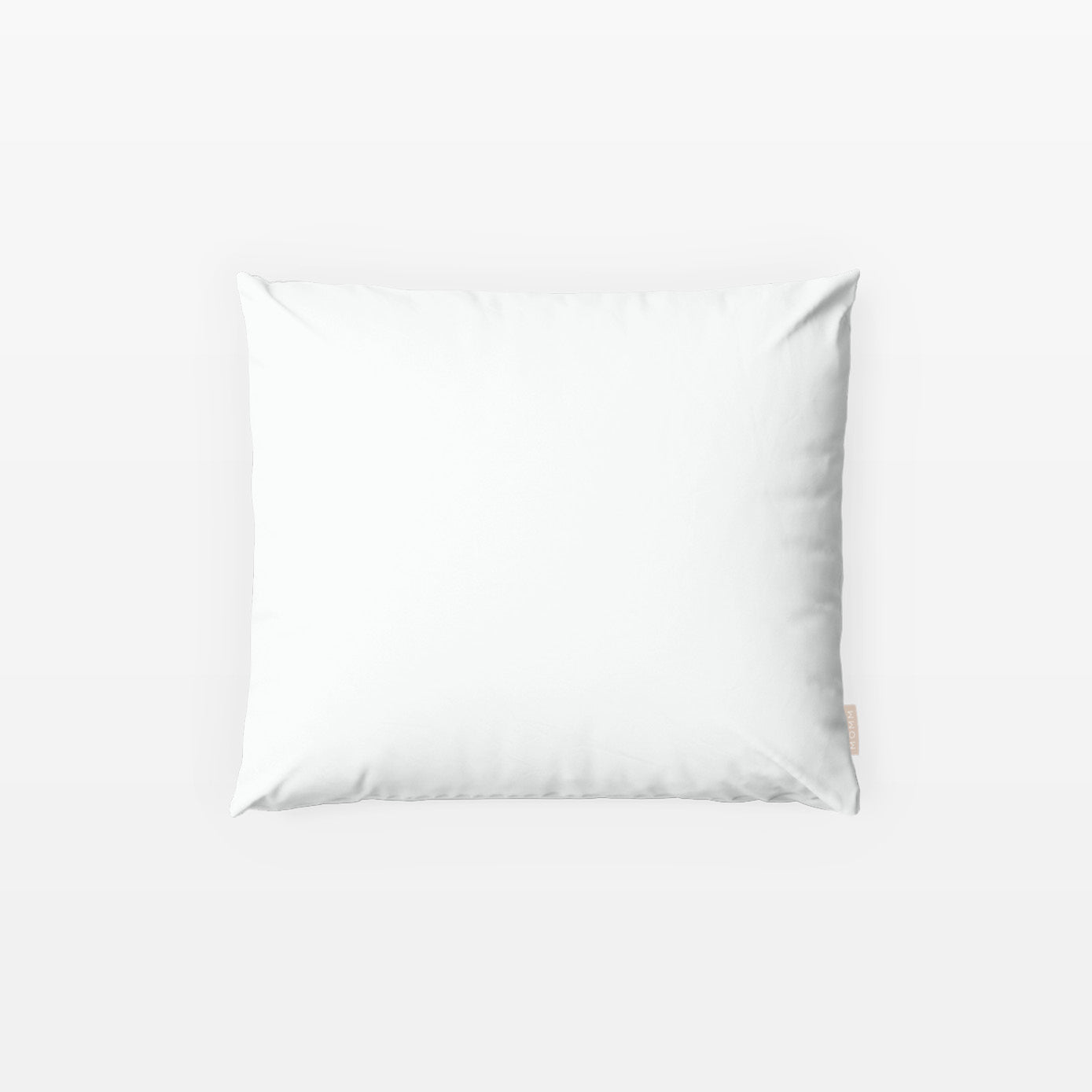 MOMM Organic Perkal Kissenhüllen aus 100 % Bio Baumwolle in der Farbe weiss