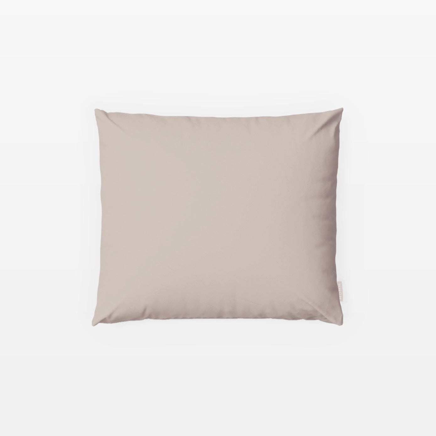 MOMM Pure Washed Satin Kissenhüllen aus 100 % GIZA-Baumwolle in der Farbe taupe