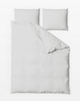 MOMM Flanell Bettwäsche mit kuschelweichem Charakter aus 100% Baumwolle in Farbe hellgrau