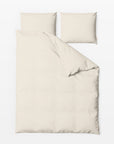 MOMM Pure Musselin Bettwäsche aus 100 % Baumwolle in der Farbe creme