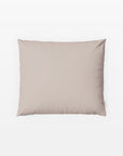 MOMM Pure Washed Satin Kissenhüllen aus 100 % GIZA-Baumwolle in der Farbe taupe
