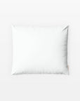 MOMM Pure Washed Satin Kissenhüllen aus 100 % GIZA-Baumwolle in der Farbe weiss
